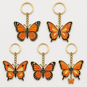 Llaveros Personalizados al por Mayor de Alta Calidad, Coloridos, con Figuras, Decoración de Mariposas, Llavero para Mujer - Product Image 1