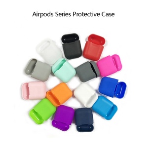 Étui <span class=keywords><strong>de</strong></span> protection en silicone pour <span class=keywords><strong>Airpods</strong></span> 1 2 3 Étui antichoc anti-poussière <span class=keywords><strong>avec</strong></span> port <span class=keywords><strong>de</strong></span> charge - Product Image 2