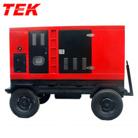 Generator Mesin Diesel Perkins GFW-NBC-500A 500Amp Pengelasan MIG dengan Pelindung CO2 Trailer