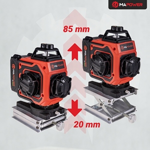 <span class=keywords><strong>Nivel</strong></span> Láser 4D Todo en Uno, Instrumento de Nivelación Láser de Pared con 16 Líneas, Autonivelación 4D, Rotación Verde de 360 Grados - Product Image 2