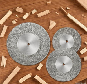 Disque de tranchage de diamant en acier inoxydable durable Offre Spéciale pour sculpter le jade et l'agate - Product Image 1