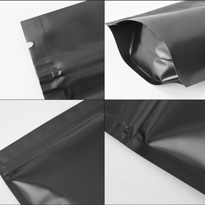 Mờ đen Ziplock đứng túi tùy chỉnh in túi nhôm lá chống ẩm bao bì PE cho thức ăn vật nuôi tối thiểu 100 chiếc - Product Image 3