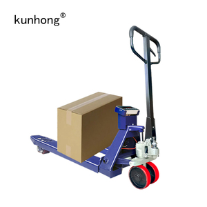 Camión electrónico 2 toneladas paletas carretilla elevadora eléctrica báscula hidráulica 1,5 mano con Muanal Manual Jack báscula transpaleta - Product Image 1