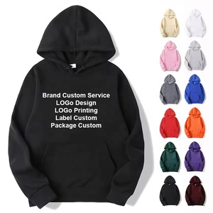 Sudaderas Gruesas de Otoño e Invierno, Personalizadas con Estampado, Felpa y Gruesas, de Color Sólido, Marca de Moda Masculina Personalizada - Product Image 3
