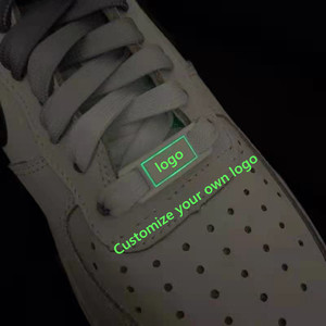 <span class=keywords><strong>Cordones</strong></span> luminosos de metal <span class=keywords><strong>af1</strong></span> personalizados para zapatillas, <span class=keywords><strong>cordones</strong></span> para zapatos, hebilla, charms, logo, decoración - Product Image 1