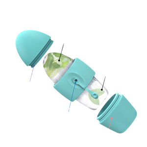 Rodillo de hielo para masaje facial, molde de silicona para cubos refrescantes para ojos y rostro, dispositivo de belleza para compresas. - Product Image 1