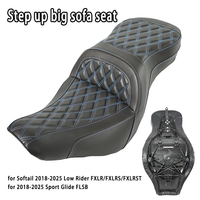 Pièces de moto, siège de canapé surélevé à deux marches, coussin à deux marches pour Softail 2018-2025 Low Rider FXLR/FXLRS/FXLRST Sport Glide FLSB