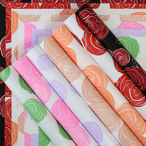 Carta da Regalo di Lusso <span class=keywords><strong>Floyd</strong></span> Rose, Carta per Confezioni Regalo Monofacciale con Rivestimento in PE per Bouquet Impermeabili - Product Image 2