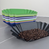 Plateau de dégustation de grains de café en plastique ABS de qualité alimentaire, plateau d'échantillons de grains de café, plat de présentation, récipient pour la maison et la cuisine