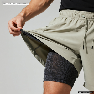<span class=keywords><strong>Short</strong></span> d'Entraînement Athlétique pour <span class=keywords><strong>Homme</strong></span> avec Doublure de 5 Pouces Poches à Fermeture Éclair à Séchage Rapide pour Course à Pied, Gym, Fitness, <span class=keywords><strong>Randonnée</strong></span>, Pickleball - Product Image 3
