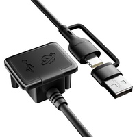 Kabel Ekstensi Pengisian Cepat USB & Type-C untuk Ransel, Aksesori 4-in-1