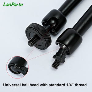 Vente directe d'usine en aluminium 6 "10" 13 "pouces bras magique articulé pour caméra avec vis filetée 1/4" pour accessoires LED de moniteur - Product Image 5