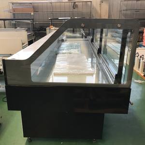 Supermarché Aliments frais Viande Deli Affichage Réfrigérateur Vitrine Viande Affichage Congélateur <span class=keywords><strong>Gauche</strong></span>-Droite Ouvert Deluxe Deli Cabinet - Product Image 3