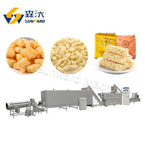 Corn Chips <b>Production</b> Machinery <b>Line</b> Equipment Puffed Corn Snack Machine Extruder Maker Manufacturer - Product Image 3