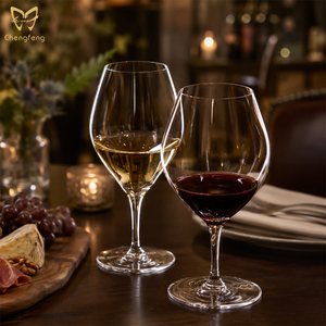 Verres à vin en cristal soufflé à la main, verres de dégustation de vin rouge et blanc haut de gamme, <span class=keywords><strong>Bordeaux</strong></span>, Bourgogne, Pinot Noir, Chardonnay - Product Image 3