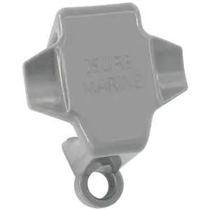 ISURE MARINE Pontoon Boat Rail Fender Clips Bumper Buoy Hanger/Holders/Cleat Clamp/Adjuster For Square Rails ABS Plastic