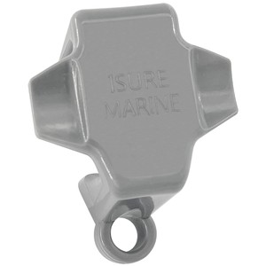 ISURE MARINE Pontoon Bateau Rail Fender Clips Pare-chocs Bouée Cintre/Supports/<span class=keywords><strong>Taquet</strong></span> Pince/Ajusteur pour Rails Carrés Plastique ABS - Product Image 1