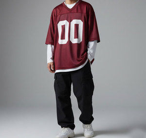 Camiseta de Fútbol Personalizada para Hombre, Nombre y Número del Equipo Personalizados, Uniforme Deportivo de Malla Sublimada para Entrenamiento y Partido - Product Image 2