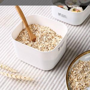 A2689 Xách Tay Nhật Bản Đồng Bằng Đồ Ăn Bao Bì Xếp Chồng Lên Nhau Container Leakproof Hộp Lưu Trữ Thực Phẩm Hộp Ăn Trưa Với Nắp - Product Image 4