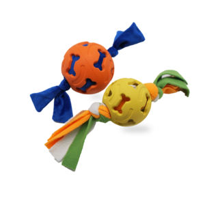 Gran oferta, nuevo diseño, pelota de goma barata, juguetes para perros, dispensador de golosinas, pelota resistente y cuerda para masticar, juguete para perros - Product Image 6