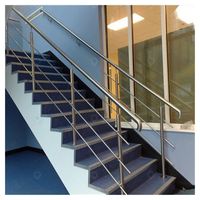 Prima Modernes Innen- und Außenbereichs-Rundgeländer aus Metall für Villa-Treppen & Terrassenprojekte