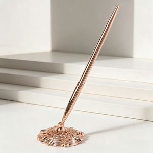 Luxury Metal Desk <b>Pen</b> Promotional Ballpen Wholesale Ballpoint <b>Pen</b> Slim Signature <b>Pens</b> with Custom logo Suitable for Bank Counter - Product Image 1