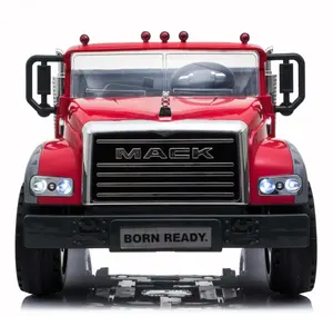 새로운 24V Mack 트럭 라이센스 타고 2.4G 원격 제어
