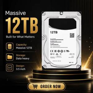 ฮาร์ดดิสก์ไดรฟ์ภายใน ST12000NM000J ความจุ 12TB SATA ขนาด 3.5 นิ้ว สำหรับเซิร์ฟเวอร์ตั้งโต๊ะ - Product Image 6