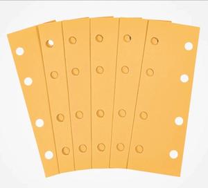 100 pezzi per smerigliatrice Festool dischi per smerigliatrice alta giallo 95/180mm quadrati rettangolari carta vetrata abrasiva in carburo di silicio floccaggio foglio - Product Image 3