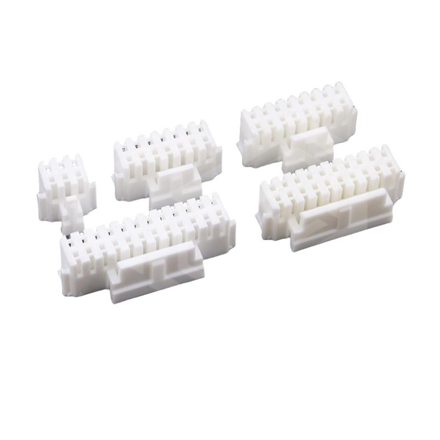 PHB 2.0mm Male Housing Connector, 2*2P, 3P, 4, 5, 6, 7, 8, 9, 10, 15P, Double Row with Snap-on Plug.