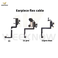 Câble flexible d'origine pour écouteur avant, haut-parleur, capteur de proximité et capteur de lumière pour iPhone 11 12 13 14 15 Pro ProMax Mini Plus