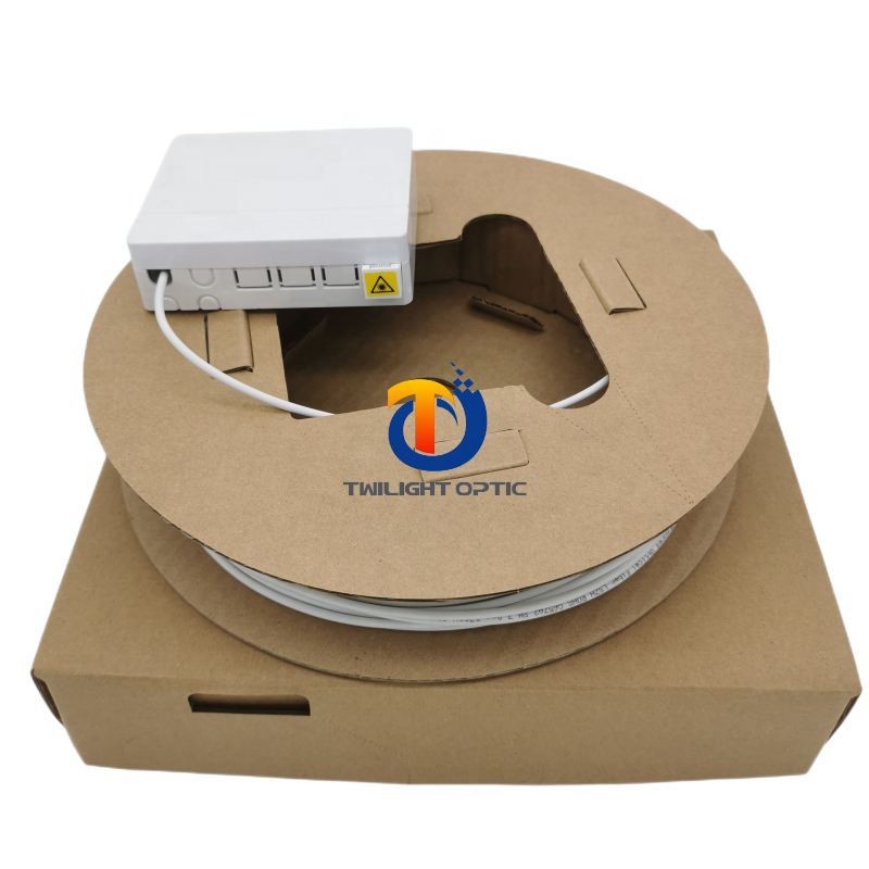 Mini kit Devidoir PTO 2 FO avec Raccords et Pigtails SC/APC Cable 30m
