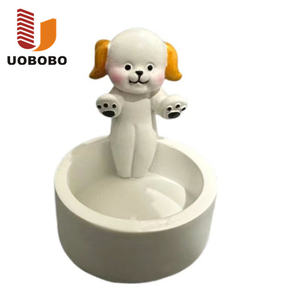 Uobobo trang trí dễ thương mèo con mèo nhựa phim hoạt hình nến tealight giữ ấm bàn chân - Product Image 4