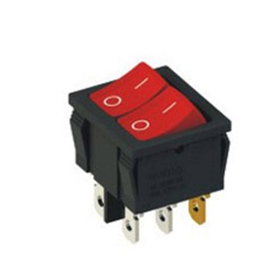 KCD6-A 3A/250V Rocker chuyển 250VAC 3pin <span class=keywords><strong>3</strong></span> vị trí công nghiệp Power <span class=keywords><strong>Switch</strong></span> với đèn màu xanh ON-OFF chức năng - Product Image 1