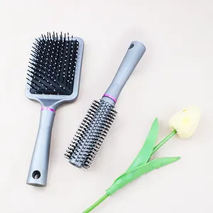 Women Wet Dry All Hair Types Hair Detangling Salon Care Hairbrush with Super Ultra soft Bristles Hair Brush Factory Supplier