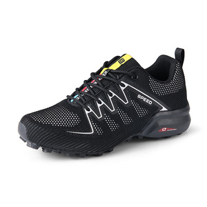 Chaussures de randonnée pour hommes, dessus en mesh respirant, semelle extérieure en caoutchouc, semelle intermédiaire en EVA, bout rond, toutes saisons, randonnée en plein air - Product Image 4