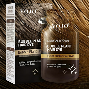 <span class=keywords><strong>Tinte</strong></span> para el Cabello en <span class=keywords><strong>Espuma</strong></span> VOJO New Plant Bubble, 30 ml * 10, Sin Manchas en el Cuero Cabelludo, Sin Amoníaco, Color Duradero, Resultados de Salón en Casa - Product Image 6
