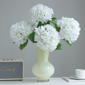 Fiore di Ortensia Artificiale Realistico di Alta Qualità 54cm <span class=keywords><strong>Blu</strong></span> Verde <span class=keywords><strong>Rosa</strong></span> per Composizioni Floreali Decorazioni Matrimoniali - Product Image 5