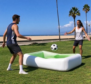 Gioco di Calcio Gonfiabile con Rimbalzo, Tavola da Calcio Portatile per Esterni, per Cortile, Spiaggia, Prato, Bambini, Adulti, Sport di Gruppo, Feste - Product Image 3