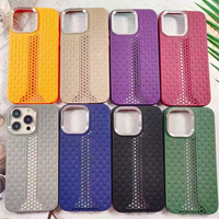 Coque Arrière de Protection Antidérapante pour iPhone 11 12 13 14 15 16 Pro Max, Étui de Téléphone Portable Couleur Unie Mince et Rafraîchissant