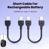 16CM 60W Câble de Type C à Type C Charge Rapide pour Téléphone 15 16 Sumsung USB C Câble de Données Court pour Power Bank Huawei Xiaomi