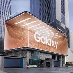 Yüksek kaliteli sabit açık dijital Video duvar LED ekran su geçirmez 3D Billboard reklam P3 P4 P5 P6 P8 LED ekran