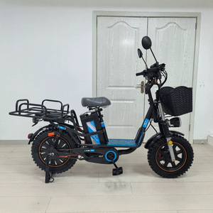 Logo personnalisé Vente en gros Mini <span class=keywords><strong>vélo</strong></span> électrique <span class=keywords><strong>cargo</strong></span> électrique à 2 roues avec écran numérique prêt à l'emploi <span class=keywords><strong>Vélo</strong></span> électrique <span class=keywords><strong>cargo</strong></span> de 16 pouces à longue queue pour la livraison de nourriture - Product Image 3