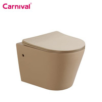 Articles sanitaires muraux multicolores WC Water Closet Bathroom Hidden Water Tank Hanging Inodoro Ceramic Wall Hung Toilet Bowl