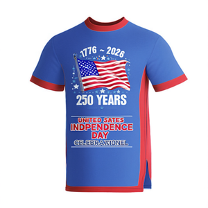 Camiseta con bandera y estrellas, 250 años, 1776, 2026, ropa para celebrar el Día de la Independencia de los Estados Unidos - Product Image 2
