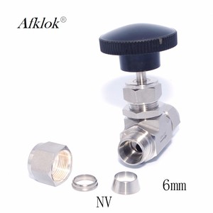 Wholesale High Pressure 6mm Ferrule Connection Gas Stainless Steel 6000PSI <strong>Needle</strong> <strong>Valve</strong> Flow Control <strong>Needle</strong> <strong>Valve</strong> - Product Image 2