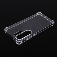 Coque de téléphone portable en silicone transparent souple TPU pour Samsung Galaxy S26 Ultra, protection antichoc, coque arrière