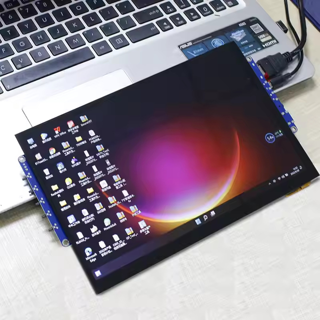 10-Inch Driver-Free IPS LCD Portable Input Industrial Monitor With Capacitive Touch Screen for Raspberry Pi Display