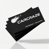 Vente en gros haut de gamme Personnalisation de votre logo Conception jet d'encre UV vierge de luxe Cartes de visite gravées avec votre logo