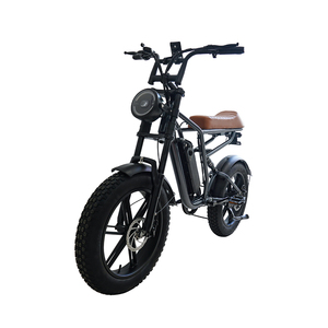 จักรยานไฟฟ้ากำลังสูง 750 วัตต์ 48 โวลต์ ไฟหน้า LED ระบบกันสะเทือนคู่ เบรกดิสก์ ยางสำหรับหิมะขนาด 20 นิ้ว ระยะทาง 60 กม. สำหรับความตื่นเต้นสุดขั้วในป่า - Product Image 4